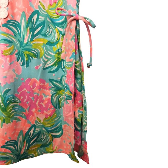 Lilly Pulitzer Joanna Shift Dress Romper Size 4 Pineapple Shake - Picture 5 of 8